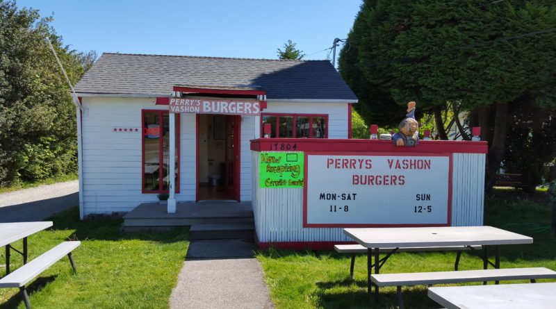 Perry's Burgers on Vashon Island. A damn good burger.